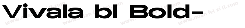 Vivala bl Bold字体转换